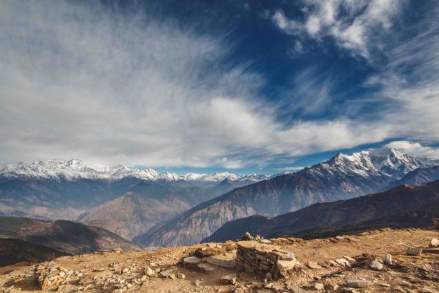 Langtang and Ganesh Himal View